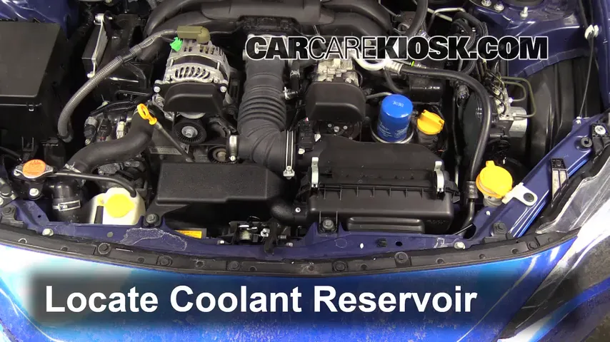 2013 Subaru BRZ Limited 2.0L 4 Cyl. Refrigerante (anticongelante)